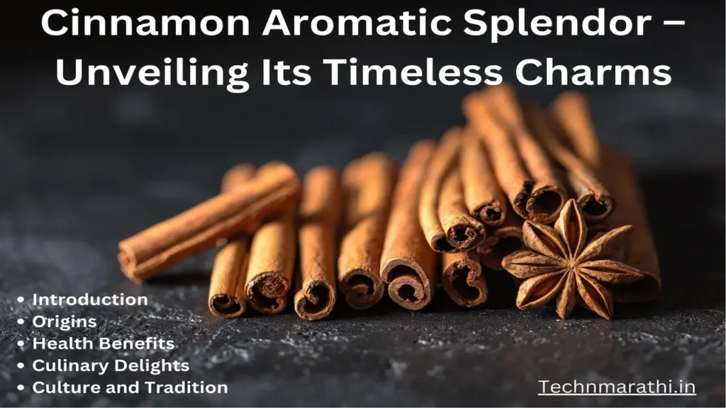 Cinnamon Aromatic Splendor